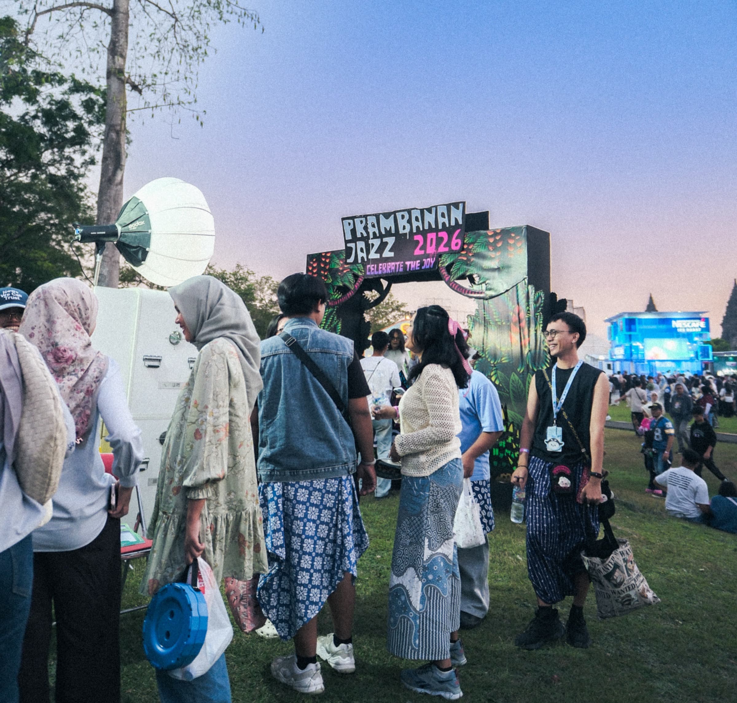 Kemeriahan booth Pictosnap di Prambanan Jazz 2026