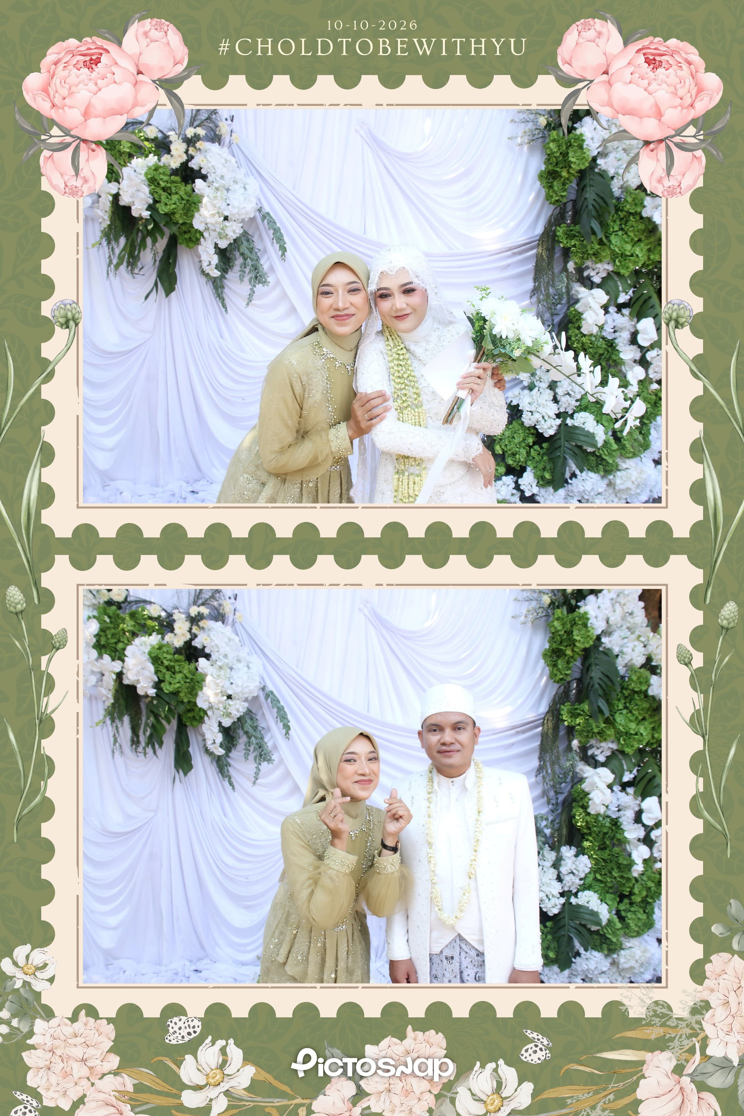 Photostrip photobooth wedding Jogja
